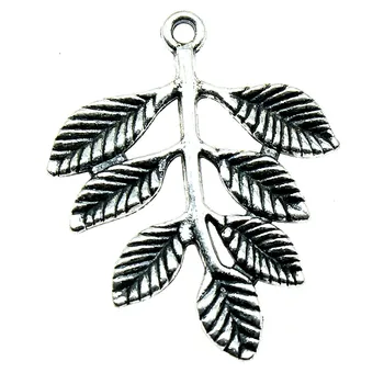 

Malzahar 10 Pieces Branches Leaf Jewelry Findings Components Pendants For Crafts