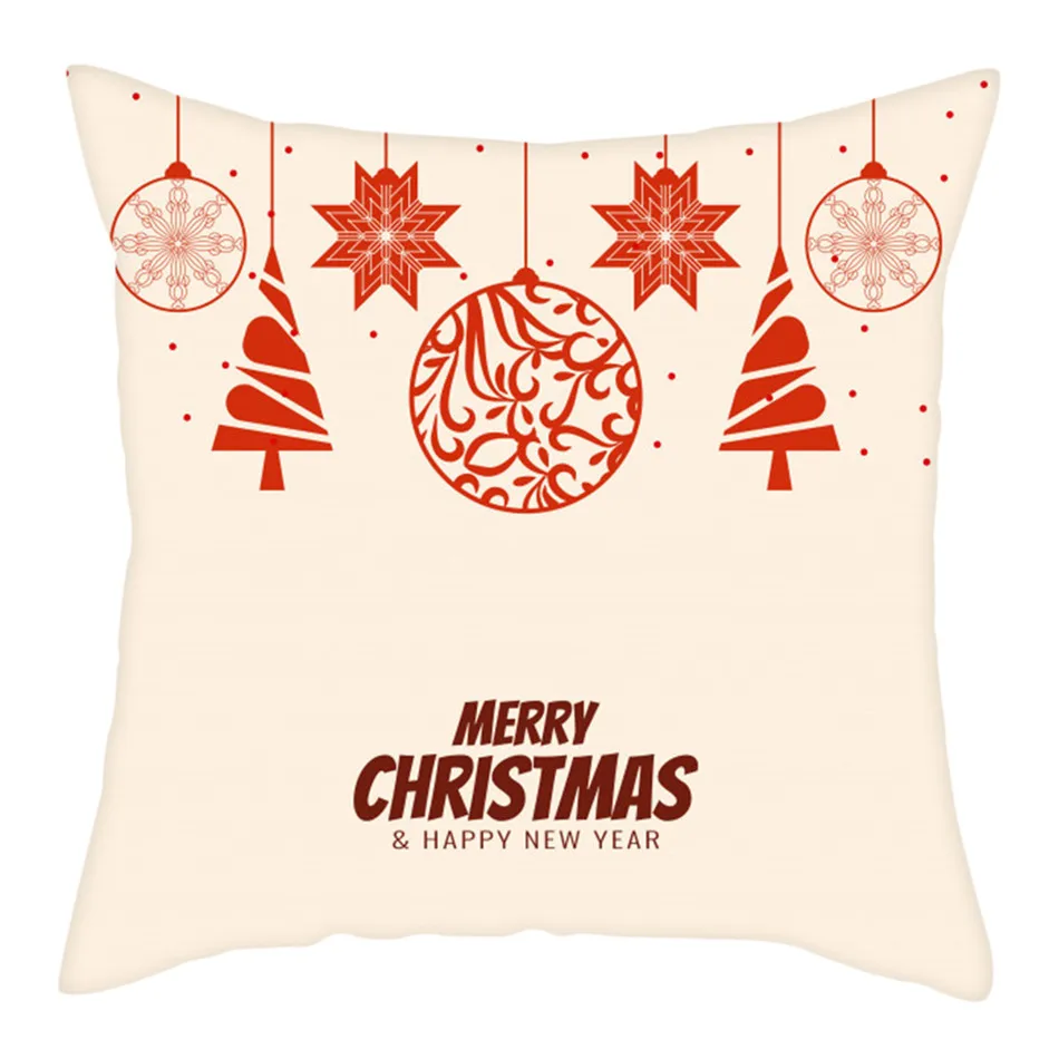 PC13256 Fuwatacchi Christmas Decoration Cushion Cover Cartoon Pillow Case Home Decorative Pillow Cover for Sofa Car Seat Home Decor - Цвет: PC13256