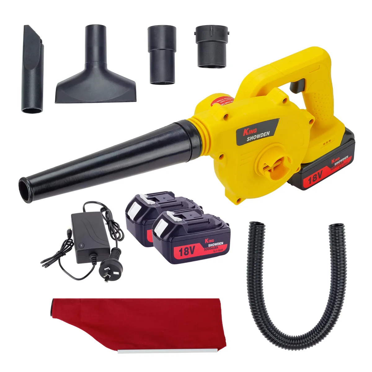 2in1 Electric Air Blower Blowing&Suction Leaf Dust Collector Turbo