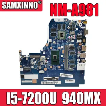 شراءاللوحة الأم للكمبيوتر المحمول SAMXINNO لأجهزة Lenovo 510-15IKB NM-A981 5B20M31226 مع وحدة المعالجة المركزية GF940MX 2GB 4GB I5-7200U 100٪ مختبرة