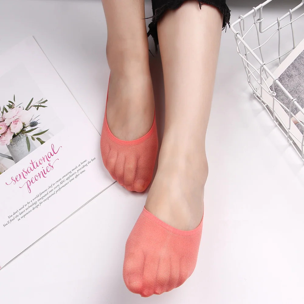 2 пары, новые летние носки-лодочки, женские невидимые нескользящие носки с низким вырезом, хлопковые тонкие дышащие носки ярких цветов