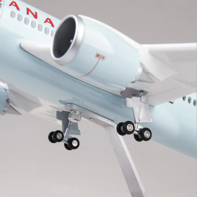 47 см 1/130 весы самолет Boeing B787 Dreamliner самолет канадские авиалинии модель с светильник и колесами литой под давлением пластиковый самолет