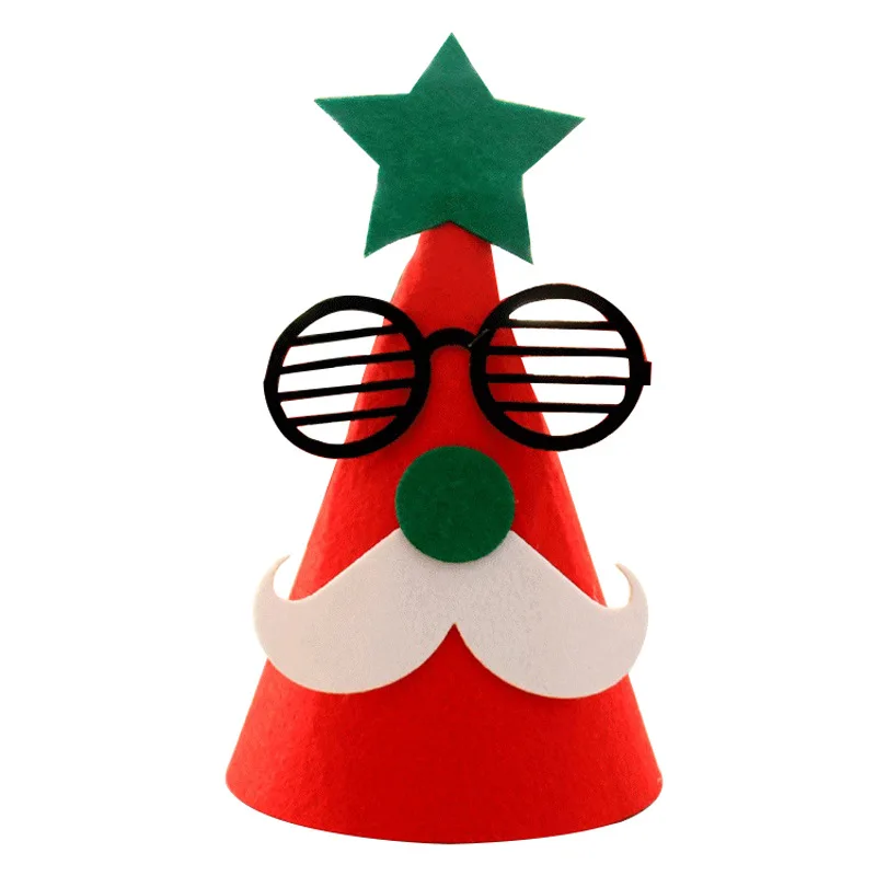 1PCS Happy Birthday Party Merry Christmas Christmas Topper DIY Cute Handmade Cap Shower Baby Decoration Boy Girl Gifts Supplie
