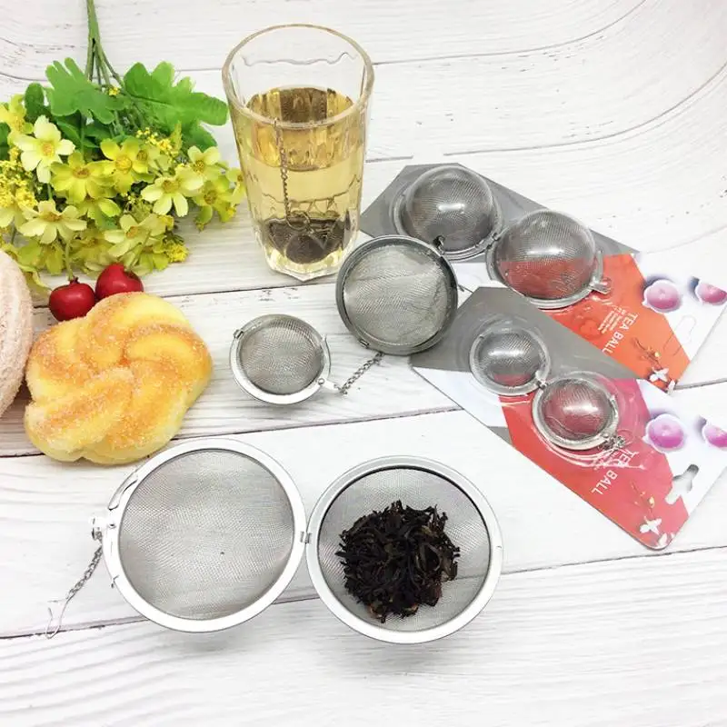 

Mesh Tea Strainer Stainless Steel Tea Infuser Reusable Metal Tea Bag Filter Loose Leaf Green Tea Strainer for Mug Teapot Teaware