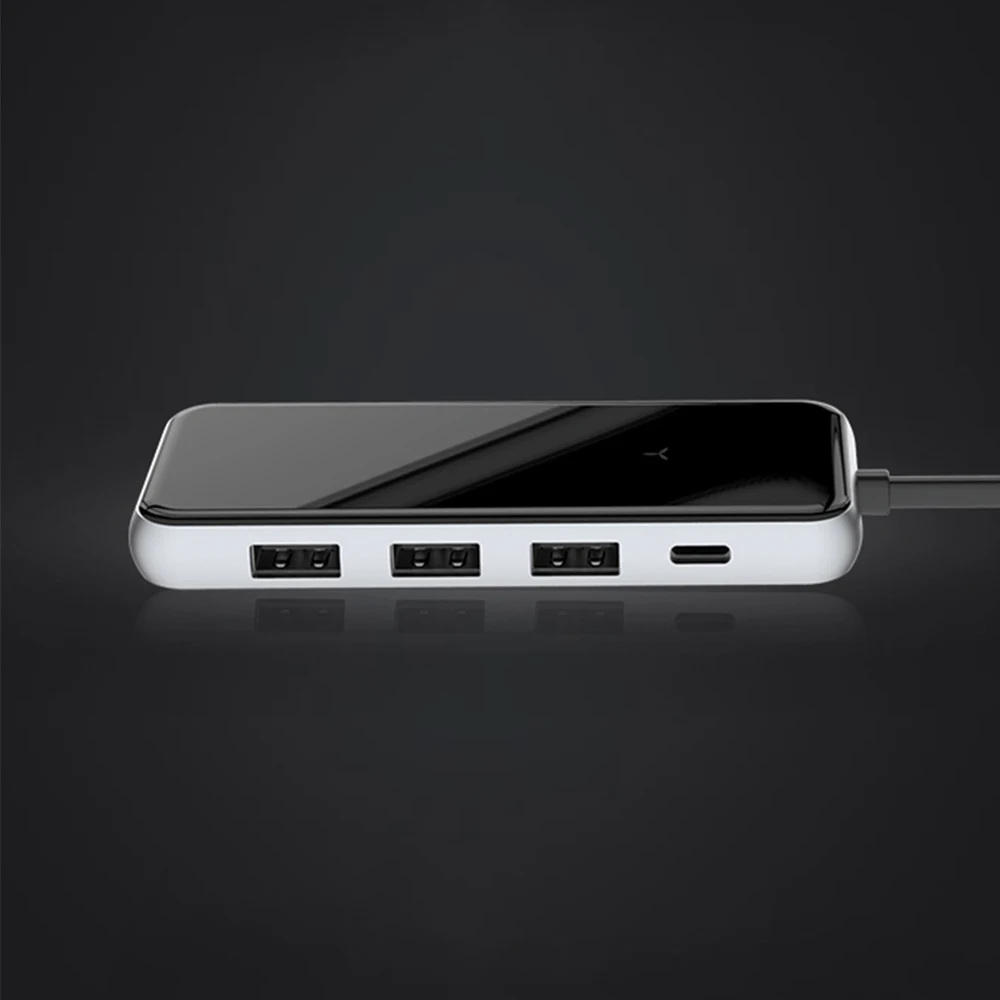 Tebe совместимый для MacBook несколько интерфейсов Алюминиевый usb type-C 5 в 1 концентратор HDMI+ USB* 3+ PD type-C концентратор адаптер
