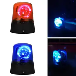 Новинка вращающийся синий светодиодный полицейский автомобиль маяк Дискотека вечерние DJ свет лампы
