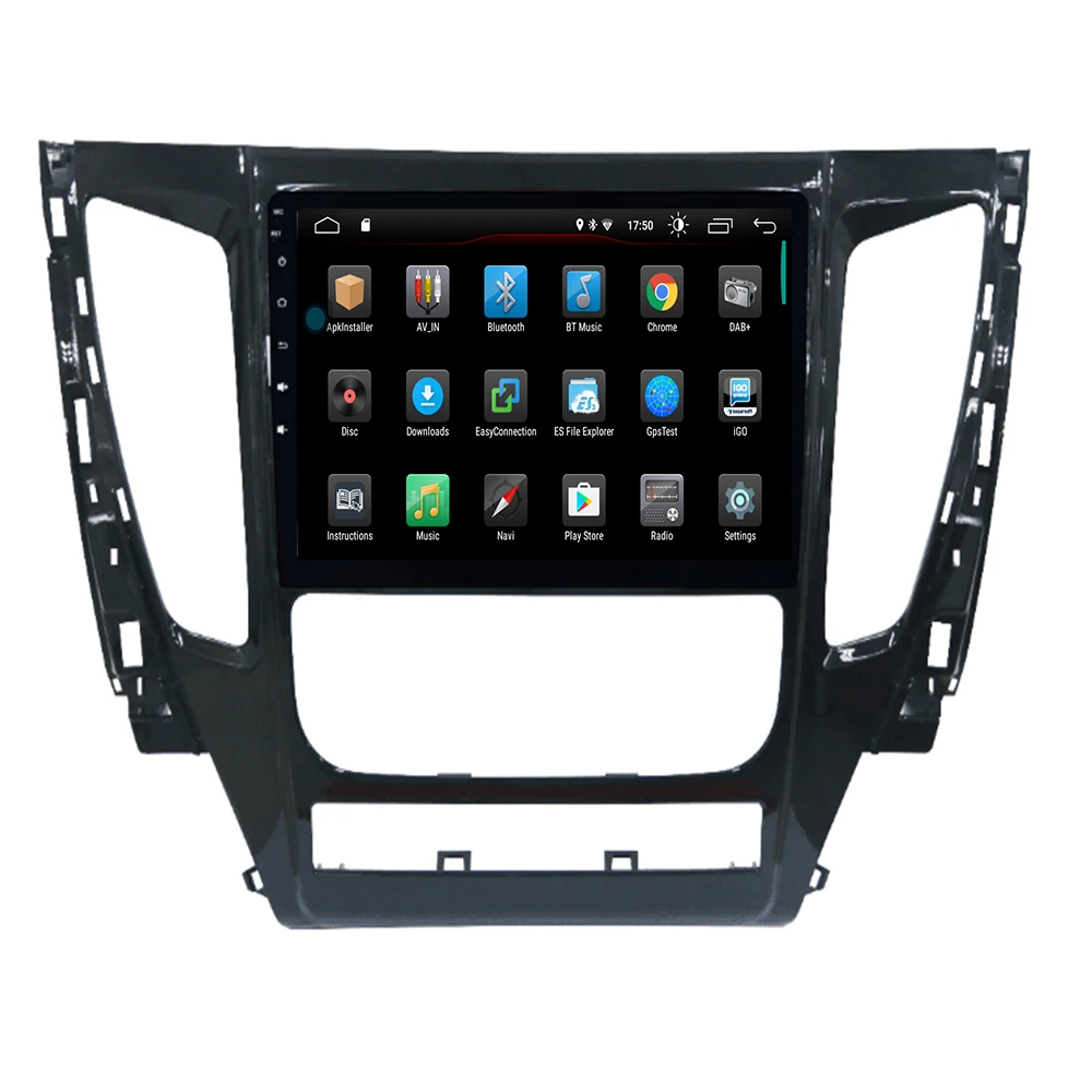 9 &quot2.5D автомобильный DVD мультимедийный плеер для Mitsubishi Triton PAJERO 2017 + Авто AC 2din Android 10