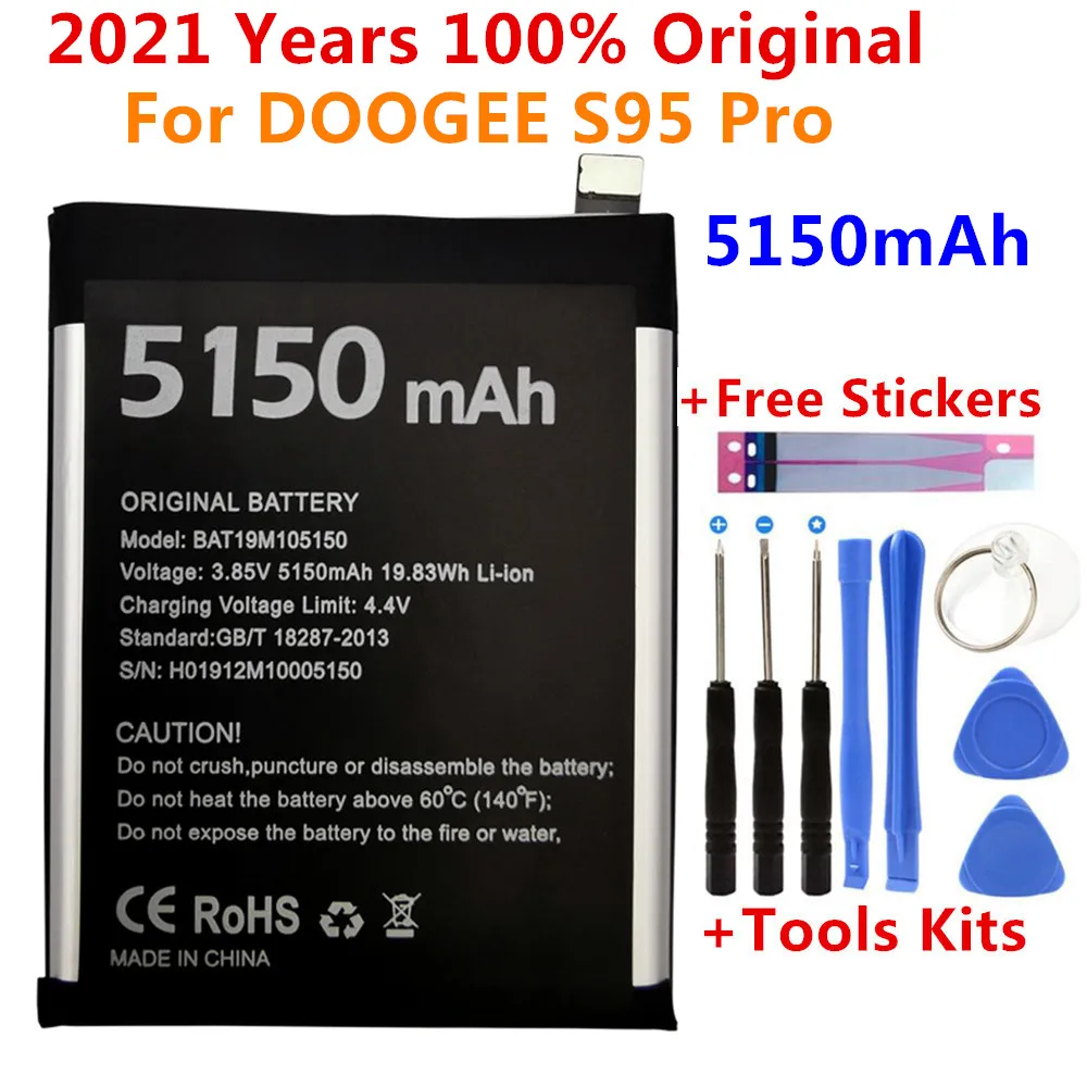 100% Original New For DOOGEE S60 Replacement 5580mAh backup battery for Smart Phone batteries Bateria+Gift Tools | Мобильные