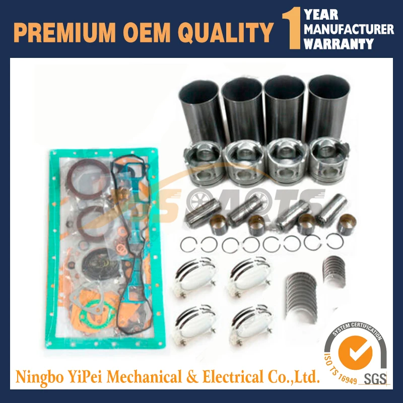 Для Kubota V2003 V2003T V2003-T-E2B ремонтный Ремонтный комплект поршня | Автомобили и