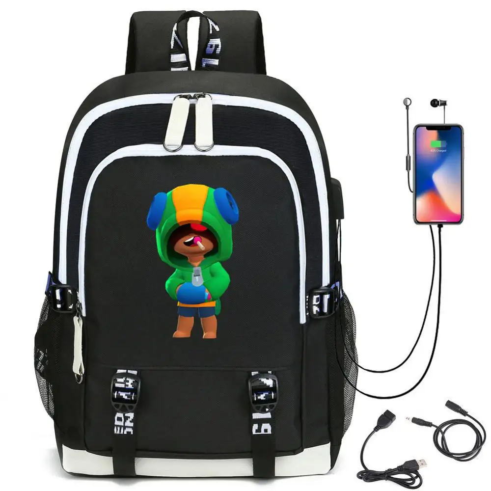 Новый рюкзак для игр подростков с Usb-зарядкой школьный ранец студентов дорожная