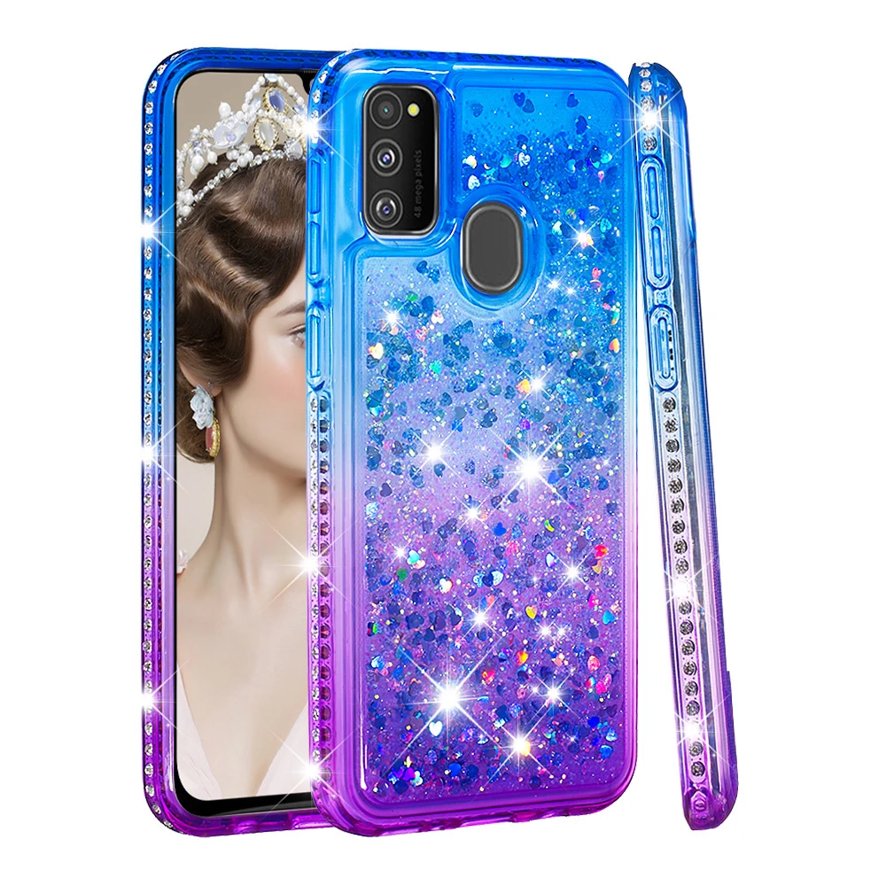 Для samsung Galaxy Note 9 A30S A505 M20 роскошный Алмазный чехол с зыбучим песком для A20 A40S Модный