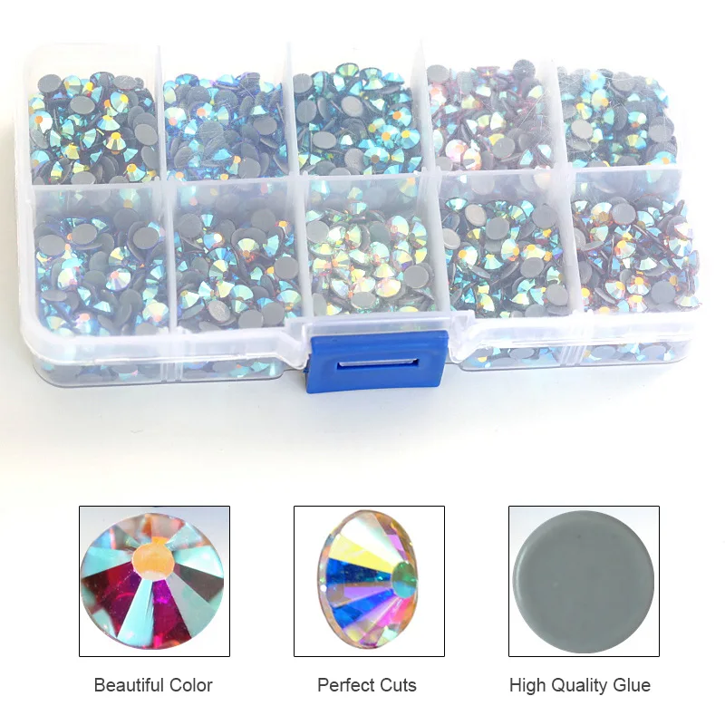 High-Quality-Mix-Colors-With-Box-Red-Hot-Fix-Rhinestones-Flatback-Crystal-AB-Hotfix-Stone-Glass