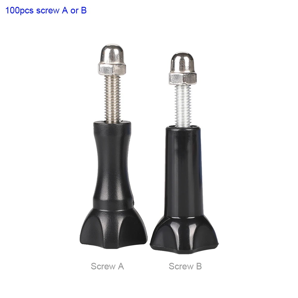 

Wholesale 100pcs Go pro Accessories Mount Adapter Long Thumb Screw for Go Pro 7 6 5 4 3 DJI OSMO Action Camera SJ8 pro Yi 4K H9r