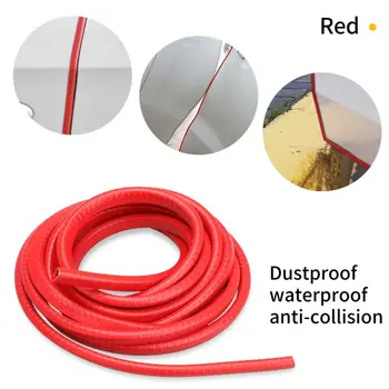 

1* Sealing strip 300CM/118\" Car Red Door Edge Protector Trim Edge Rubber