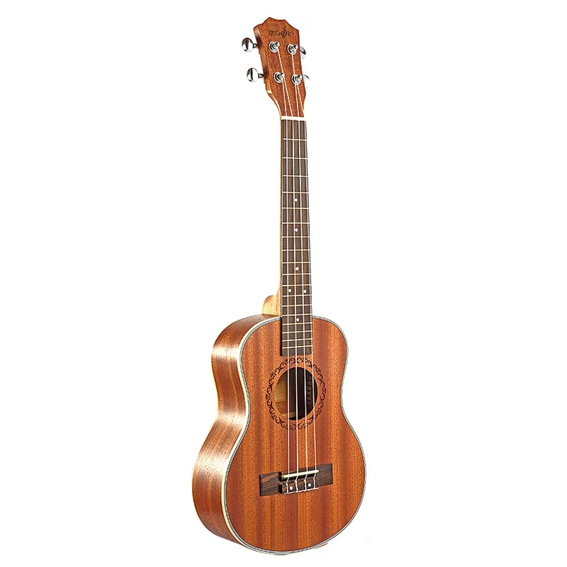 26 дюймов укулеле набор 19 Лада тенор из красного дерева деревянная Гавайская гитара Акустическая Cutaway гитара палисандр гриф Металлические колышки Гавайи 4 струны