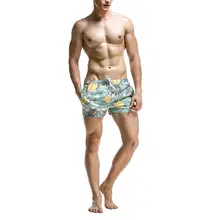 Мужские Пляжные повседневные метросексуальные спортивные боксеры с принтом, любимые разноцветные