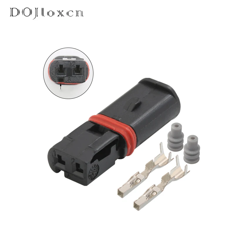 BMW 방향 지시등 플러그 자동차 문짝 핸들 소켓 DJ7027-1-21 암 커넥터, 편안한 입구, 2 핀, 1 세트, 5 세트, 10 세트, 20/50 세트