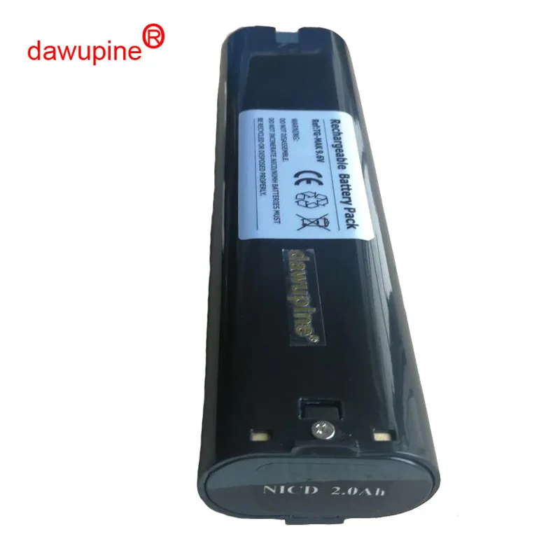 

dawupine 9.6V 2000mAh NI-CD NI-MH Battery For Makita 9.6V Cordless Electric Drills 9000 9001 9600 9002
