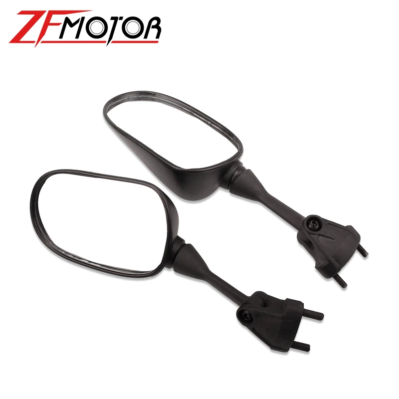 Rear Wing View Side Glass MIRROR Black Rearview Mirrors for Kawasaki Ninja ZX-6R ZX6R 2005-2008 ZX-10R ZX10R 2004 2007 2006 2005 3