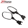 Rear Wing View Side Glass MIRROR Black Rearview Mirrors for Kawasaki Ninja ZX-6R ZX6R 2005-2008 ZX-10R ZX10R 2004 2007 2006 2005 3