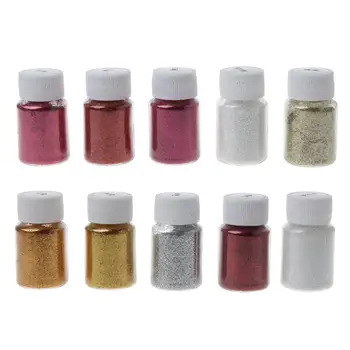 

10 Colors Lasers Glitter Sequin Pigment Epoxy Resin Mold Fillings Jewelry Making