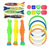 Diving Torpedo Rocket Throwing Toys Pool Diving Game Summer Torpedo Robber Child Underwater Diving Stick Water Toy 18-22pcs 3