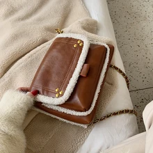 Осенне-зимняя Маленькая женская сумка в стиле ретро, популярная новая волна, Корейская версия, дикая мягкая текстура, модная сумка-мессенджер
