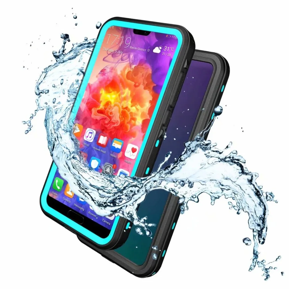 Ip68 водонепроницаемые защитные чехлы для телефонов для huawei P20 Pro P20 Lite Дайвинг Плавание aquatics Спорт на открытом воздухе ударопрочный чехол