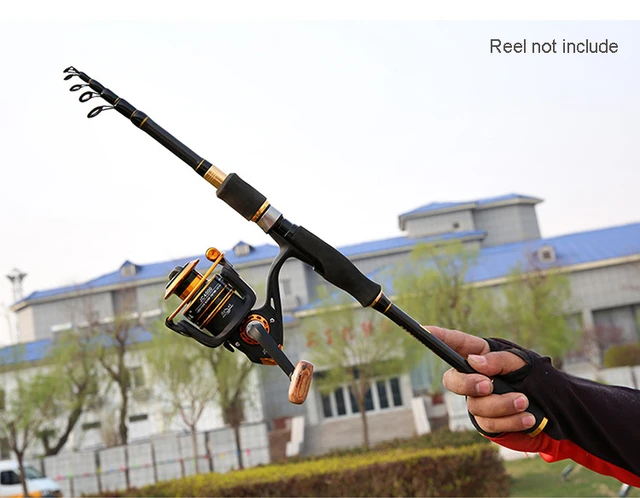 Carbon Spinning Casting Telescopic Lure Fishing Rod Sea 2.4M 2.7M 1.8M 2.1M Short Portable Fishing Pole Rod M Power Ultra Light Light Grey