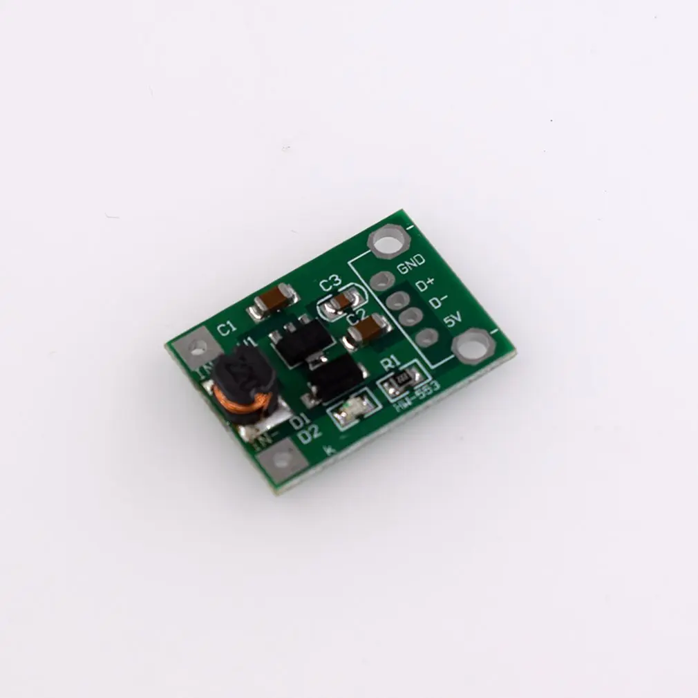 HW-553 5V Voltage Boost Circuit Board Mobile Power Supply USB Excluded Mini Module Voltage Booster