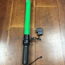 Стиль зарядки зеленая трубка наружная безопасность светящаяся палочка регулировщика предупреждающий сигнал мигающий ночной огонь флуоресцентная палочка ручной работы