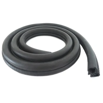 

4M B05 Universal Door Edge Trim Protector Guard Hardwearing Car Auto Truck Ship Dustproof Rubber Seal Strip with Steel Shee