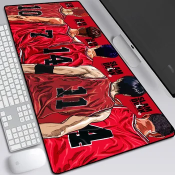 

SLAM DUNK School Basketball Large Pad Mouse Mat Anime Print Computer Gamer Locking Edge Mousepad Keyboard Mice 30x80cm