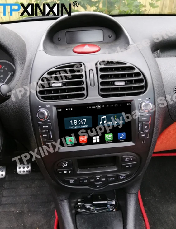 M500S) 7862 Car Radio Android 11 For Peugeot 206 2004 2005 2006