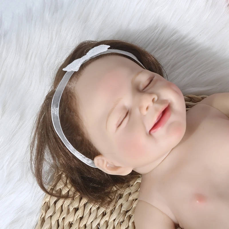 

Мягкое тело Reborn для девочек, 55 см, новорожденный девочка кукла как у настоящего ребенка, легко моется