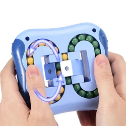 Cube de haricots magiques rotatifs pour enfants, jouet pour adulte, anti Stress, jeu d'intelligence éducatif 
