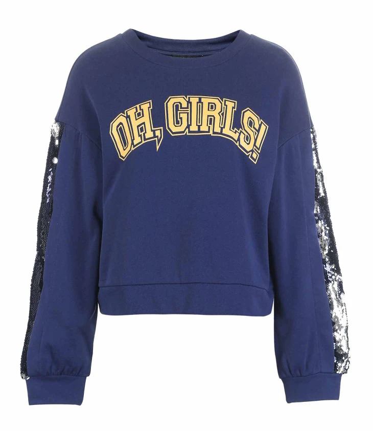 Vero Moda Новое поступление Женская толстовка с круглым вырезом и буквенным принтом | 318433513