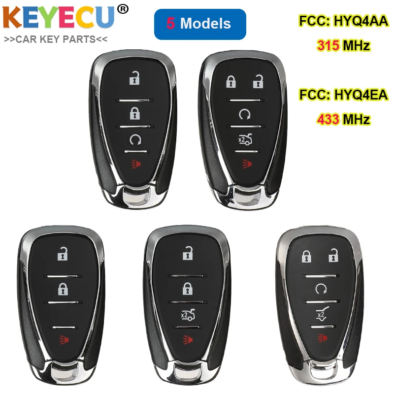 Keyecu Smart Prox Remote Control Car Key For Chevrolet Volt Bolt
