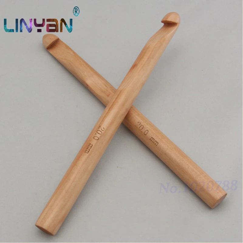2 шт. спицы для вязания 20 мм|bamboo crochet hook|knitting needles 20mmcarbon bamboo |