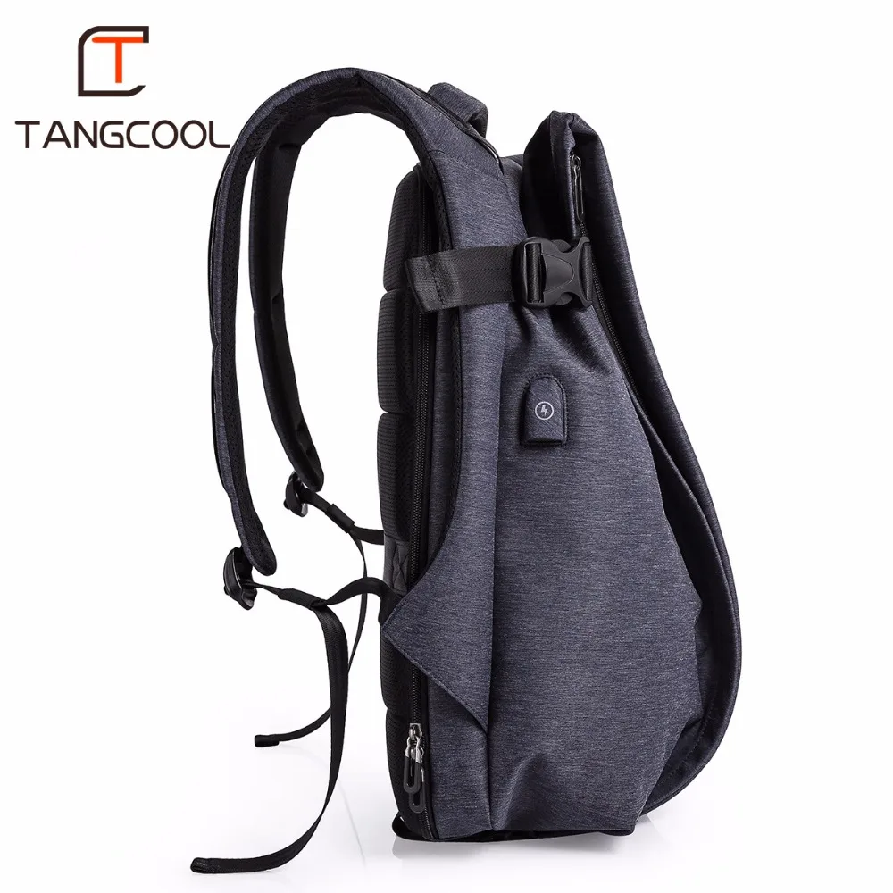 Бренд Tangcool, повседневный рюкзак для путешествий, 15,6 дюймов, 17,3 дюймов, для ноутбука, для мужчин, водонепроницаемый, новая мода, для школы, зарядка через usb, для подростков, багажные сумки