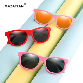 

Kids Sunglasses Polarized Children Baby Sunglasses Boys Girls Ultra-soft Silicone Safety TR90 UV Protection Coating Uv400