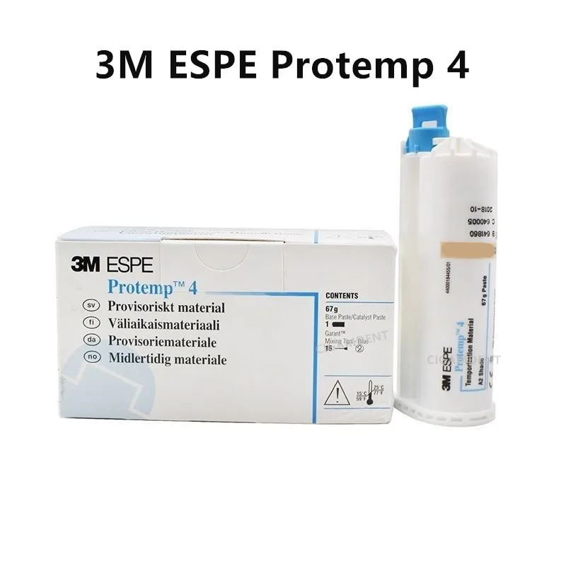 1 комплект 3M ESPE Protemp 4 Временная зубная коронка мостовой материал заправка A2 тень