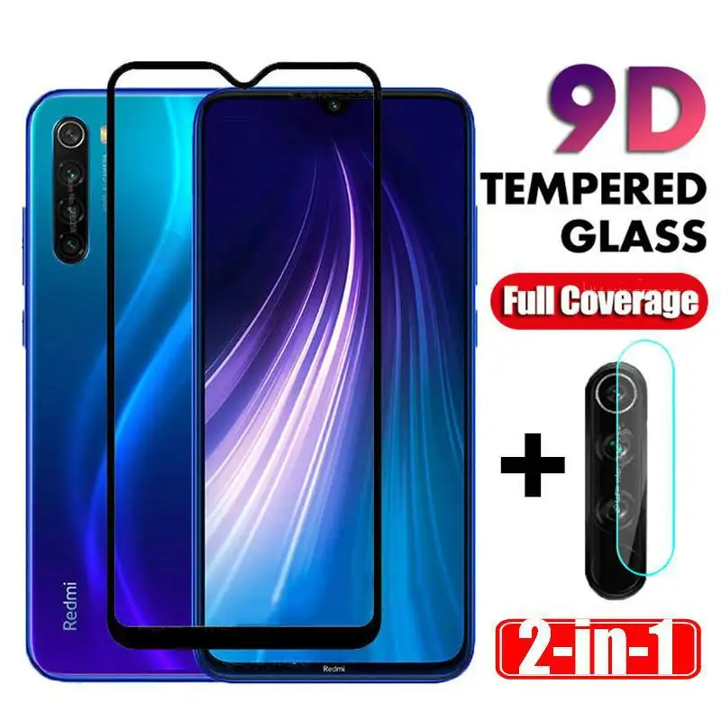 

2 IN 1 9D Screen Protector Back Camera lens Film For Redmi Note 8 Pro Protective Glass For Xiaomi Mi 9T K20 Pro CC9 CC9E A3 Lite