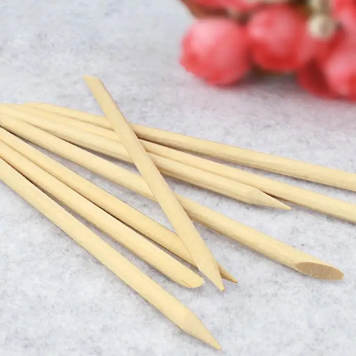 Double Ended Wooden Stick Pusher Remover Daily Life, Professional Salon, etc. Manicure Pedicure Tools Kit
