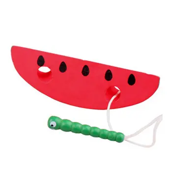

Mini Worms Eating Fruit Pattern Toy Children Toy Playing Educational Color Recognition Toy Children Gifts