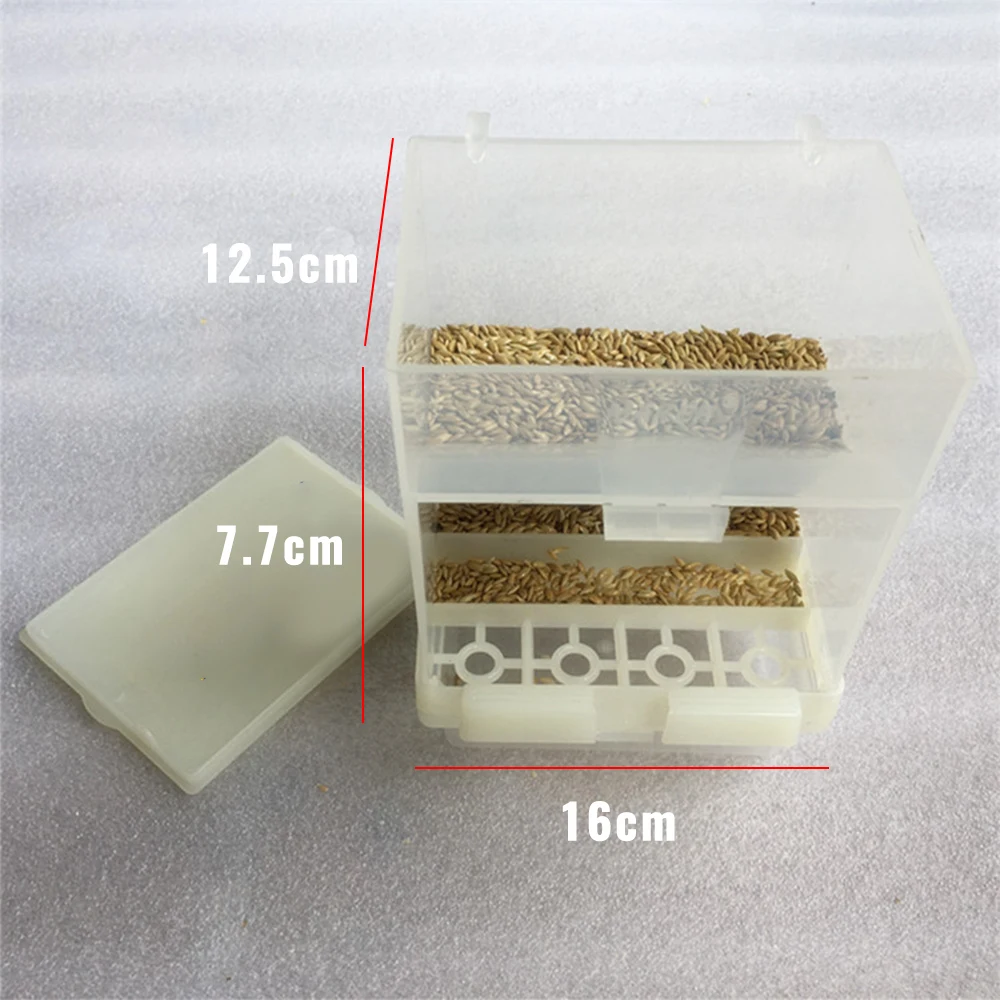 Pets Poultry Birds Feeder Automatic Food Feeding Container Parrot Pigeon Splash Feeder Bird Cage Accessories