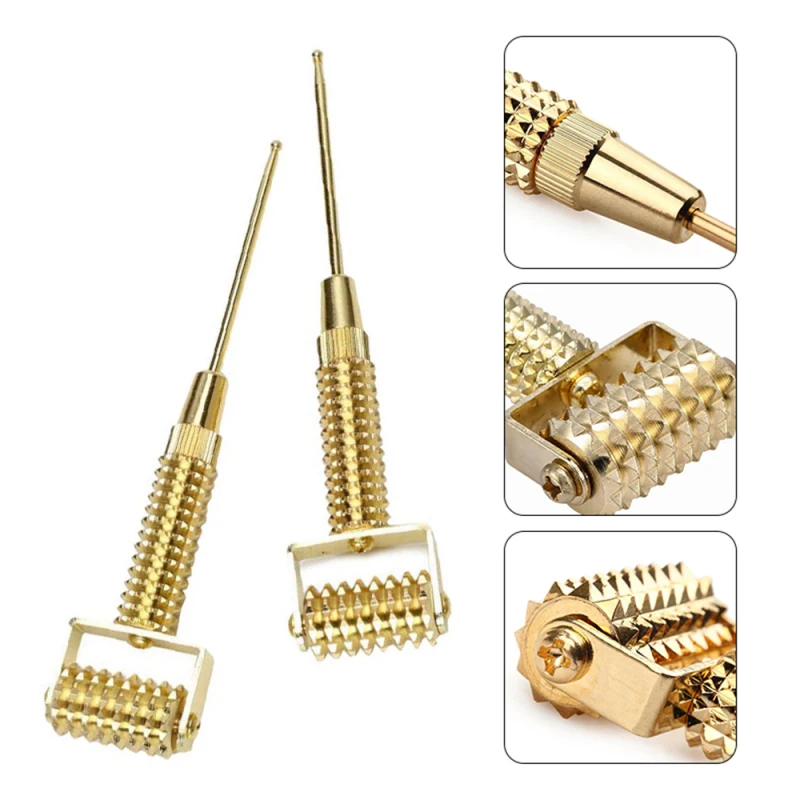 Massaggiatore per il viso Sonda per punti di agopuntura auricolari Sonda per punti di agopuntura Rassodamento del viso Rullo a molla dimagrante Rimozione del doppio mento_voghion.com