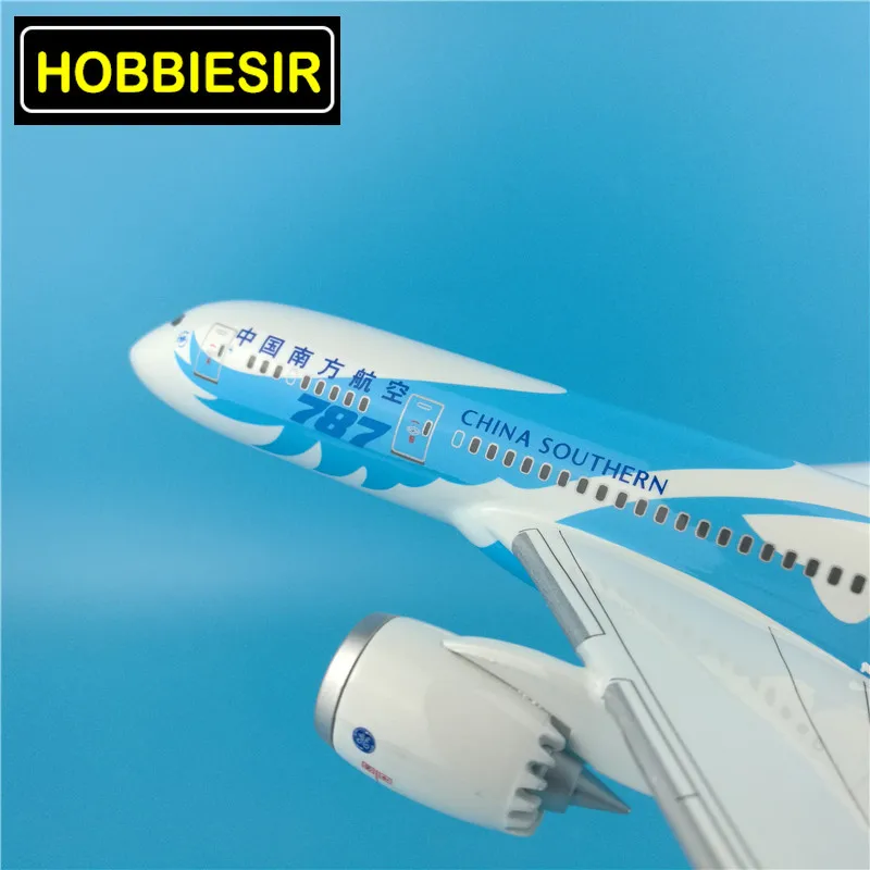 30 см 1:200 весы Boeing B787 Китай Southern AIR W Базовая Смола самолета статическая solide модель игрушка литая под давлением пластиковая самолет GiftsDisplay