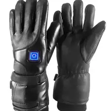 Мужские и женские перезаряжаемые электрические теплые перчаток с питанием от тепла перчатки зимние спортивные перчатки с подогревом для альпинизма и катания на лыжах