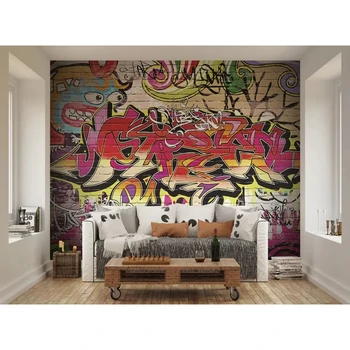 

Free Shipping Hot Customize Wall Stickers Abstract Art Graffiti Wall Mural Decals Creative Design for Home Deco Photo Wallpaper